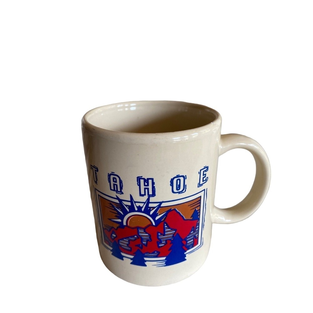 Vintage 1990's Lake Tahoe Cup Mug California